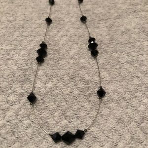 Black Bead Wire Choker